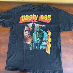 Nasty Nas 1994 Black Graphic Tee